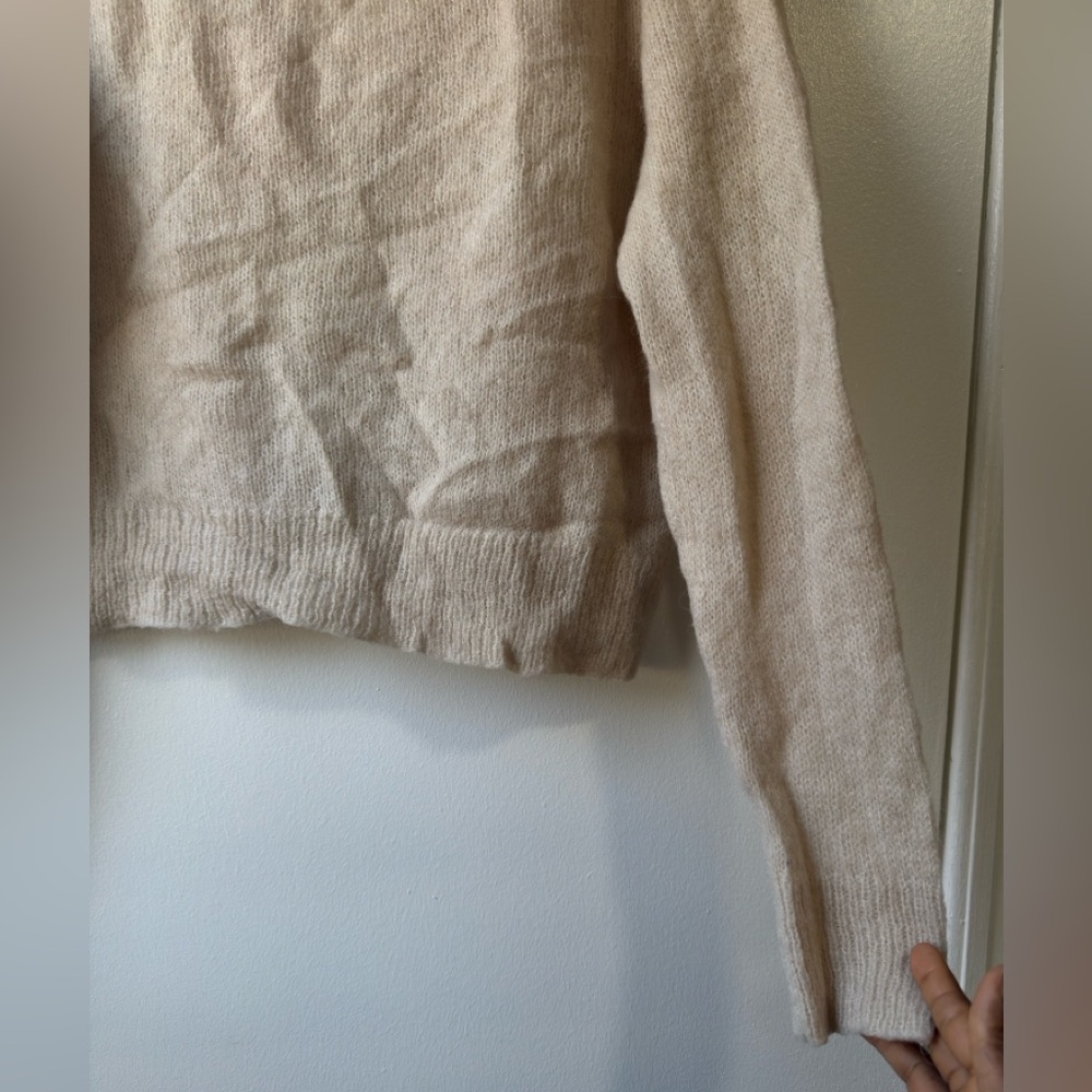 Jenni Kayne Women's Boyfriend Beige Sweater Cardigan Sz S - Picture 11 of 14
